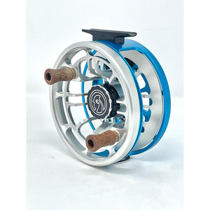 Cubalaya Outfitters Fair Chase G2 Click Pawl Fly Reel in Clear On Blue